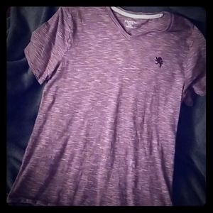 Men's striped V Neck